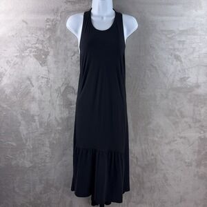 Sweaty Betty Ace Racerback Midi Dress Womens Size Small Black Activewear